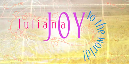 JulianaJoy Font Poster 2