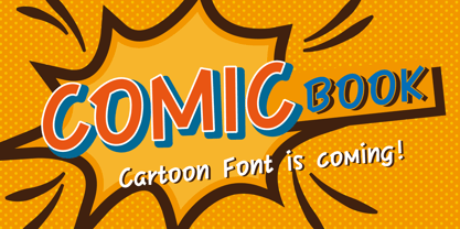 Comic Book Font Poster 1