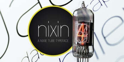 Nixin Font Poster 1