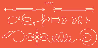 Fideo Font Poster 2