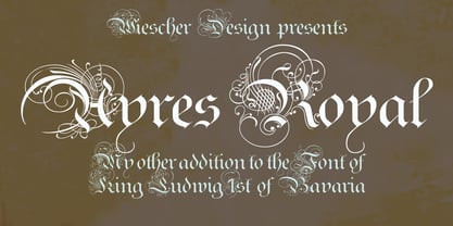 Ayres Royal Font Poster 3