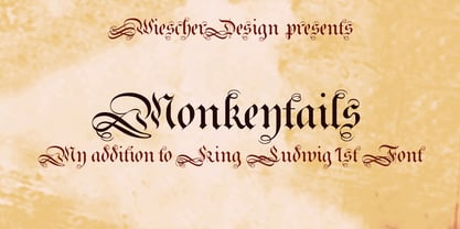 Monkeytails Font Poster 3