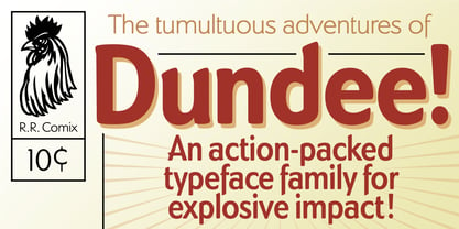 Dundee Font Poster 4