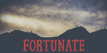 Fortunate Font Poster 1