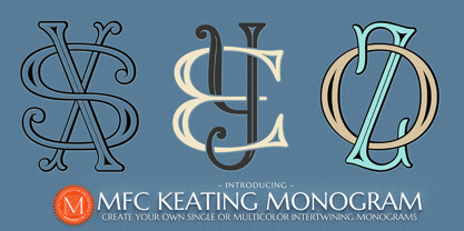 MFC Keating Monogram Fuente Póster 1