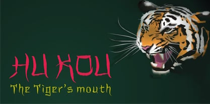 Hu Kou Font Poster 2