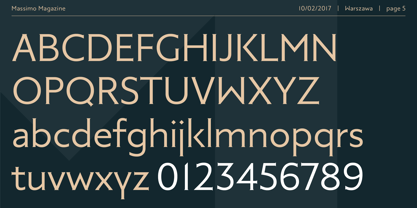 Massimo Font Poster 5