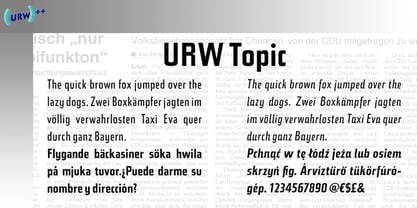 Topic Font Poster 1