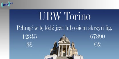 Torino Font Poster 1