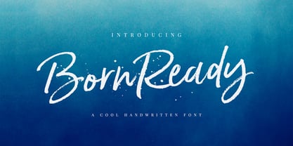 Born Ready Font Poster 1