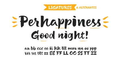 Luna Brush Font Poster 4