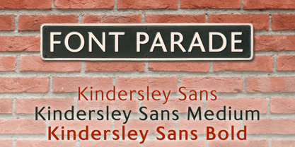 Kindersley Sans Police Poster 3