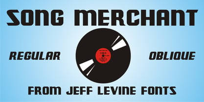 Song Merchant JNL Font Poster 1