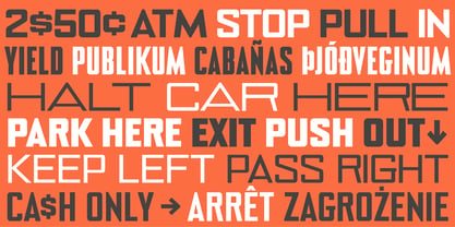 NoExit Font Poster 2