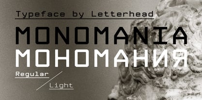Monomania Font Poster 1