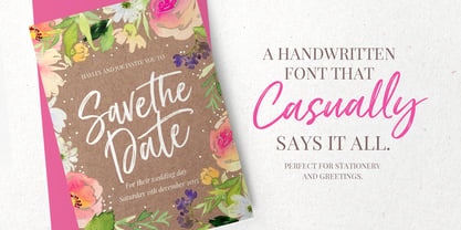 Just Lovely Font Poster 2