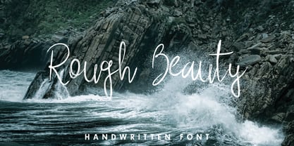 Rough Beauty Script Fuente Póster 1