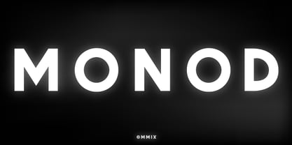 Monod Font Poster 1