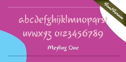 Meyling Font Poster 5