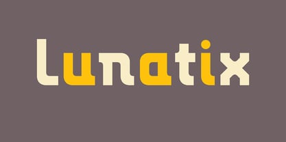 Lunatix Font Poster 1