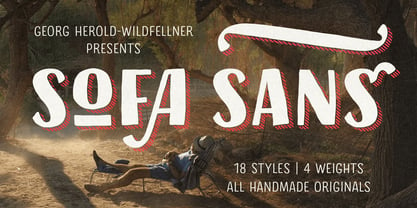Sofa Sans Hand Font Poster 1