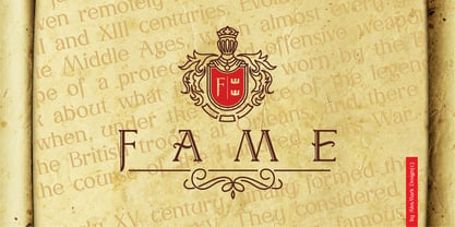 AM Fame Font Poster 1