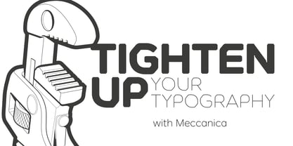 Meccanica Font Poster 4