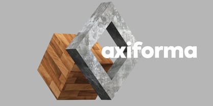 Axiforma Font Poster 1