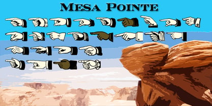 Mesa Pointe Font Poster 1