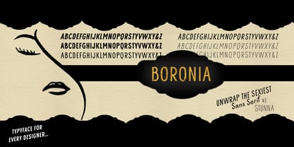 Boronia Font Poster 5