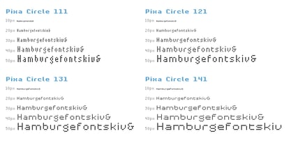 Pixa Circle Font Poster 4