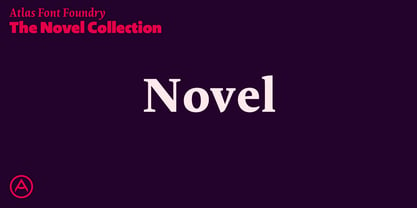 Novel Pro Font Poster 1