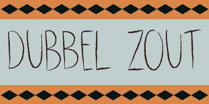 Dubbel Zout Font Poster 1