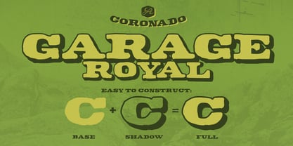 CA Coronado Font Poster 2