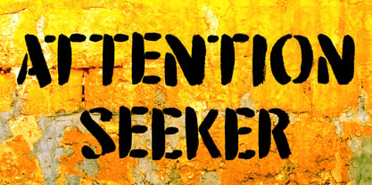 Attention Seeker Fuente Póster 1