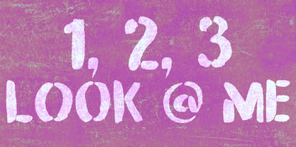 Attention Seeker Font Poster 3