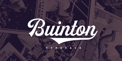 Buinton Font Poster 1