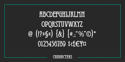 Galadriel Antique Font Poster 3