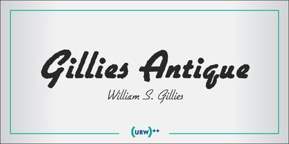 Gillies Gothic Font Poster 6