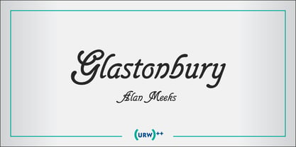 Glastonbury Font Poster 1