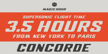 CA Magic Hour Font Poster 2
