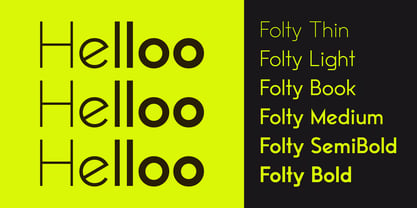 Folty Font Poster 1