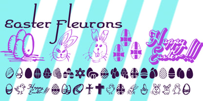 Easter Fleurons Font Poster 1