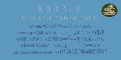 Nobbin Font Poster 2