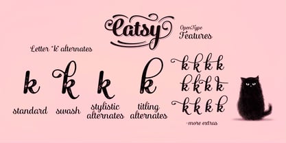 Catsy Font Poster 6
