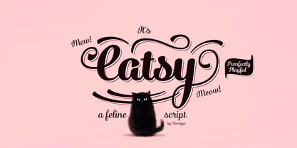 Catsy Font Poster 1