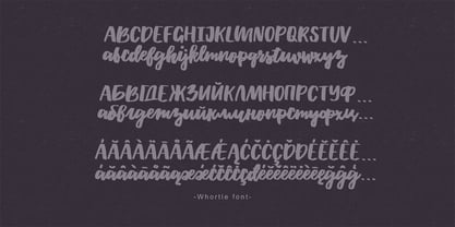 Whortle Font Poster 8