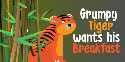 Grumpy Tiger Font Poster 2