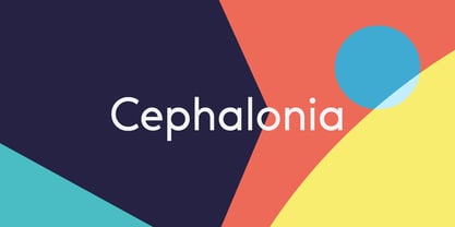Cephalonia Font Poster 1