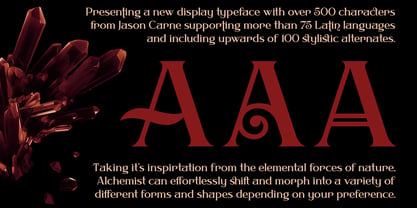 Alchemist Font Poster 7